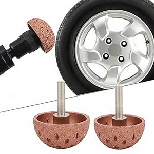 2Pcs Bowl Type Grinding Head Tungsten Steel Buffing Wheel for Tire Repair,Grinding Pad Grinder Power Tool Accessories