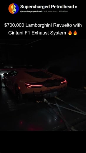Lamborghini Revuelto with Gintani exhaust