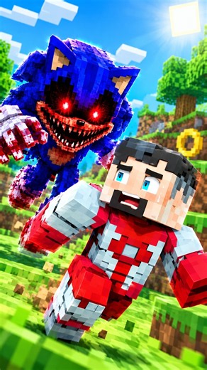 SONIC.EXE CHASED ME IN MINECRAFT... 😱