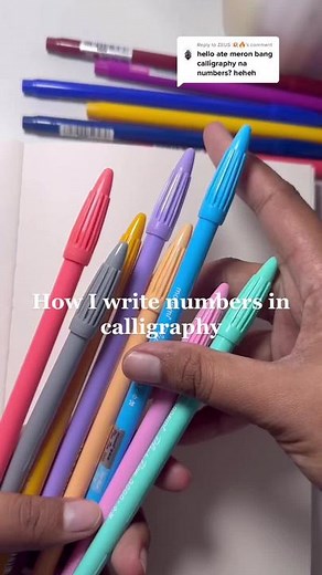 How to Write Numbers in Calligraphy | Calligraphy Tutorial