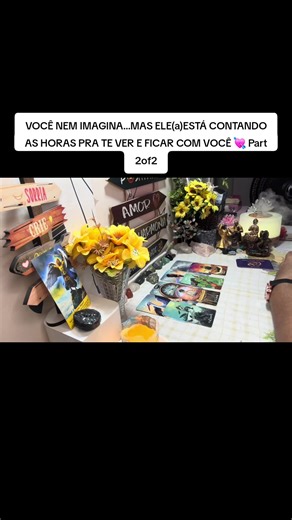 VOCÊ NEM IMAGINA…MAS ELE(a)ESTÁ CONTANDO AS HORAS PRA TE VER E FICAR COM VOCÊ 💘 Part 2of2 #leituradetarot