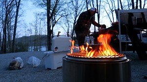 Watch The ultimate portable fire pit without smoke on Amazon Live