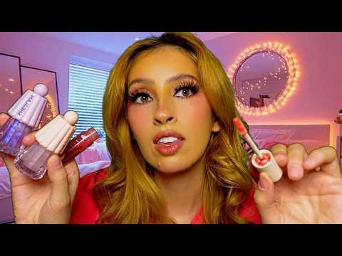 ASMR Tu Amiga Aprovechada Te Maquilla 💅🏼💄✨ | Se Roba Tus Cosmeticos?! 👀