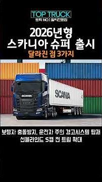 [Hot Issue] 8% Fuel Efficiency Improvement! In-Depth Analysis of the 2026 Scania Super #Scania #S...
