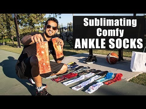 How to make COMFY Sublimated ankle socks - Streetwear vs Athletic
