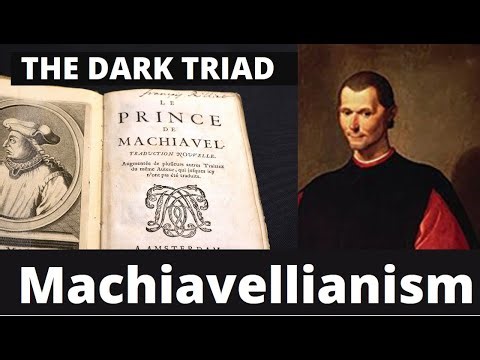 The Dark Triad of Personality: Machiavellianism