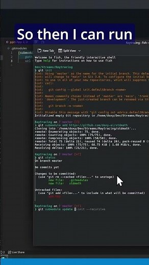 Updating Submodules #git #gamedev #vtuber