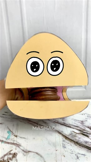 Pou Eating Face Snack Food #asmr #mukbang