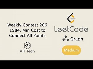 LeetCode 1584. Min Cost to Connect All Points | Kruskal's Algorithm | Python