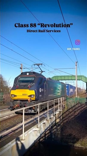 Class 88 “Revolution” ~ DRS #trains #freight #railway #railwaycontent #railenthusiast