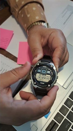 How to Set the Timer on a Casio Digital Watch #luxurywatcheskenya #saazone #ourmall #casio