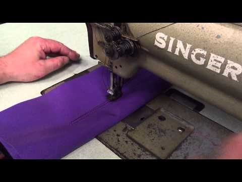 Singer 212 Twin Needle Walking Foot, Needle Feed Industrial Sewing Machine