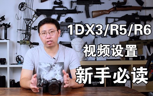 给新手小白的佳能1DX3/R5/R6的视频设置指南来了！