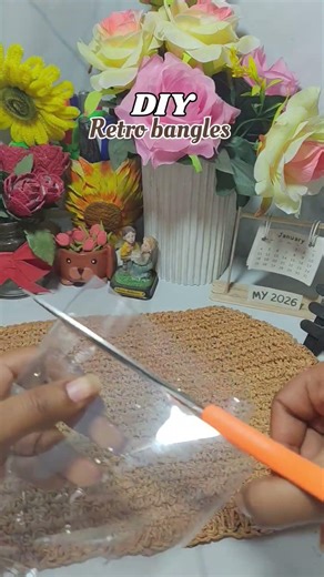 DIY Retro Bangles ✨ | Turning Waste Into Aesthetic Bangles | Day 6 DIY Series
