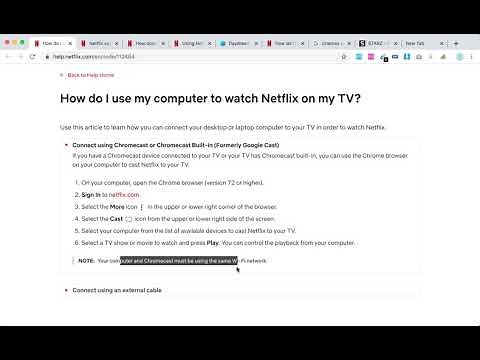 How to STREAM NETFLIX from computer to tv?