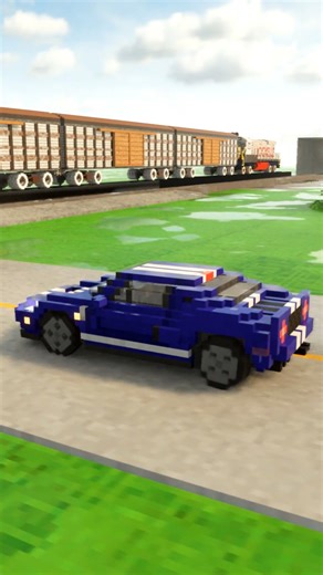 Car vs Train Tunnel #teardown | BrickBreak