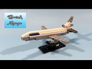 Lego McDonnell Douglas DC 10 Continental livery - Lego Custom MOC & aviation clothes