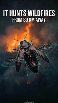 How a jewel beetle detects fire from 80 kilometres