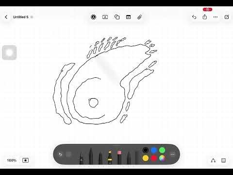 Drawing A Hurricane On My iPad Using My Apple Pen | Drawing Challenge (Video)