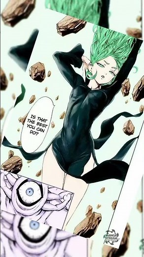 tatsumaki destroy clothing's #anime #onepunchman #animeshows #saitama
