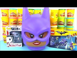 Lego Batman Movie Batgirl Giant Surprise Egg with Lego Batman Toys