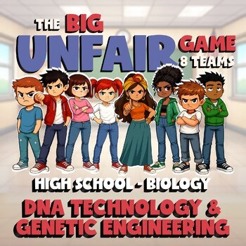 DNA Technology & Genetic Engineering BIG UNFAIR GAME - Biology Science Review