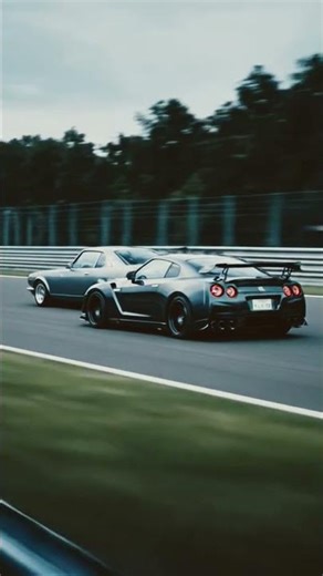 Nissan GT-R vs old Nissan skyline