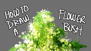 Drawing Flowerbush with Watery Brush and Decoration Tools by Lillie7321 - Make better art | CLIP STUDIO TIPS