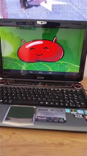 Android 4.2.2 Jelly Bean on MSI GT680R with Live USB