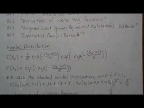 Generalized Linear Models: Complementary Log Log Regression (part 1)