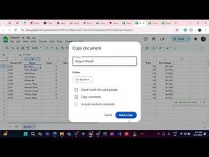 How to Make a Copy of a Google Sheet | Step-by-Step Guide