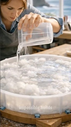 Stunning Cloud Epoxy Resin Table – Step-by-Step Tutorial | DIY Resin Table with Wooden Legs