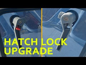 Mastering Security: Easy Upgrade with Lewmar Hatch Lock Kit / Sailboat Restoration