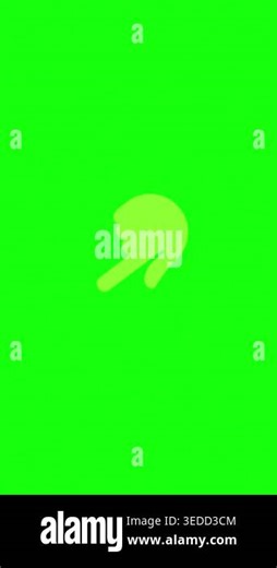 Animated hand finger pointing 360 degrees on green screen Stock Video Footage - Alamy