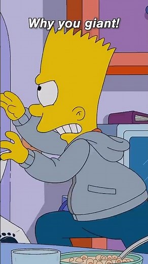 bart strangles homer for once… #thesimpsons