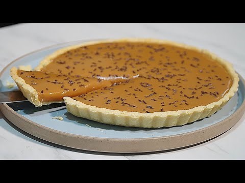 Old School Caramel Tart CLASSIC BRITISH school Dessert