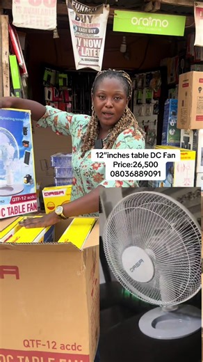 12-Inch Rechargeable DC Fan Available at Affordable Price