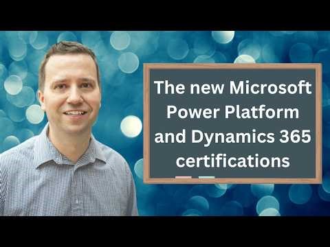 New AI and retiring Power Platform and Dynamics 365 certifications