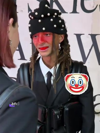 Jaden Smith responds to covering his teeth in red.#jadensmith #fyp #usa