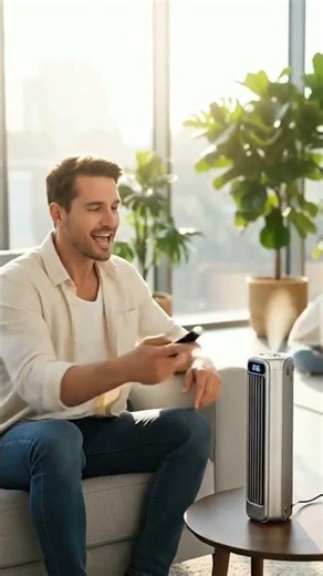 2026 Bladeless Tower Air Cooler Fan | 6-Speed Mist Fan with Remote & Air Purifier
