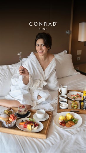 Conrad Pune on Instagram: "𝑾𝒉𝒆𝒓𝒆 𝑳𝒖𝒙𝒖𝒓𝒚 𝑭𝒊𝒏𝒅𝒔 𝑰𝒕𝒔 𝑹𝒉𝒚𝒕𝒉𝒎 Every experience at Conrad Pune is shaped with intention, from restful mornings and exquisite meals to evenings of quiet charm. A stay where elegance breathes through every moment, an ode to refined living. Conrad Pune x @kanika_kh at @conradpune @aldila.pune For bookings, dial: 020 6745 6745 / +91 77700 17244 Address: 7, Mangaldas Rd, Sangamvadi, Pune, Maharashtra #Staycation #Vacation #LuxuryStay #LuxuryRooms #Li