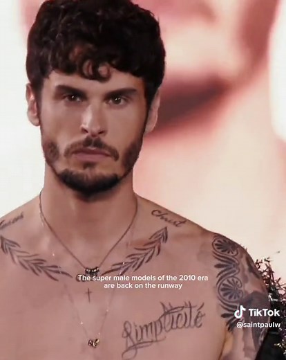 Male Supermodels Showcase for L'Oreal Paris Fashion Show