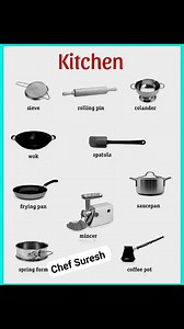 69K views · 755 reactions | Kitchen utensils basic knowledge | Chef Suresh | Facebook