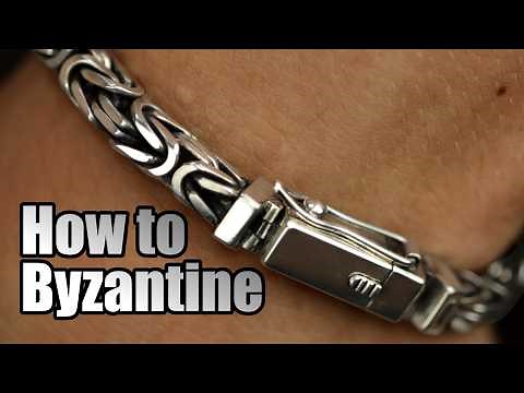 How to make a Stunning Silver Byzantine Bracelet from Scrap