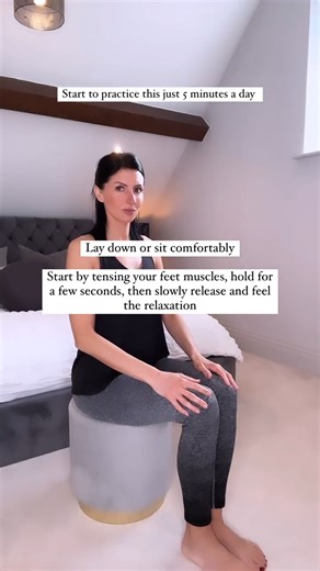 Progressive muscle relaxation is a great technique to reduce stress anxiety and muscle tension by systematically tensing and relaxing muscle group | Homey Picks | Facebook