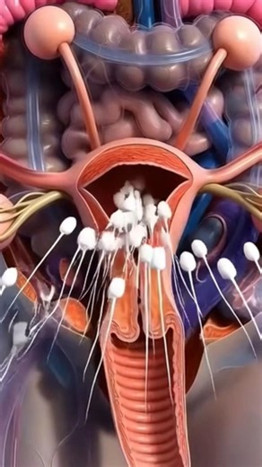 The Beginning of Life: Fertilization Process Animation. #education #humanbody #science #shorts