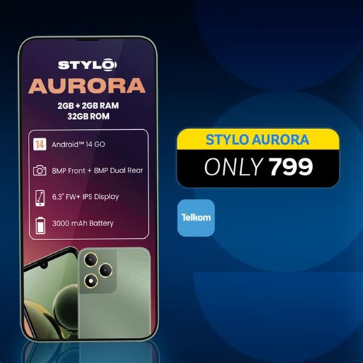 PEP Cell on Instagram: "Unlock your world with Stylo! Offering more than just features, Stylo phones offer possibilities. Head to your nearest PEP CELL to find your next Stylo companion. *Stylo Aurora Telkom @ 799 *Stylo Sirius Tab 8 MTN @ 899 save 100 *Stylo Quantum Telkom @ 1699 Shop now instore or online! #LifesBetterWithPEP"