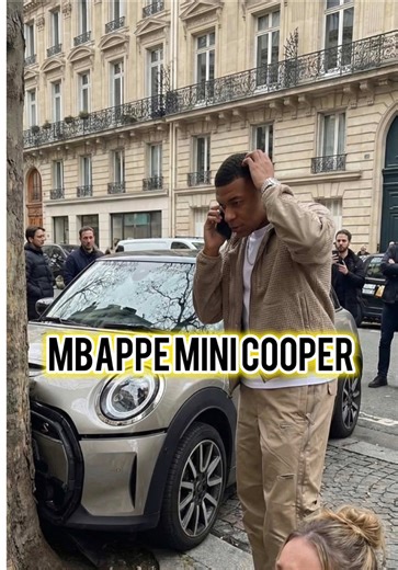 Mbappe drives Mini Cooper 😳 Real Madrid vs Man City #realmadrid #mancity #ucl #mbappe #kylianmbappé