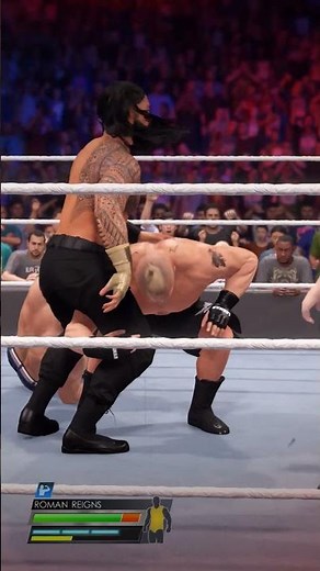 WWE 2K22 💥 Lesnar Dominates! Cena vs Reigns vs Lesnar | U.S. Championship