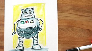 Drawing Robots - Video Instruction and PDF Lesson Plan